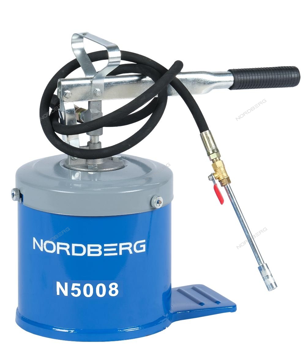 Ручной солидолонагнетатель 8 л Nordberg N5008