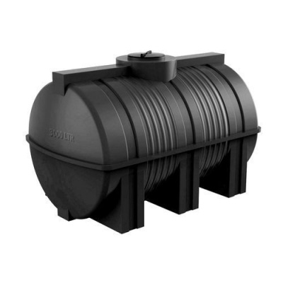 Емкость для топлива горизонтальная 3000 литров (черная)