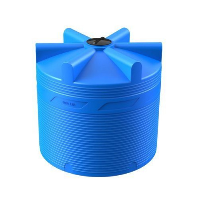 Емкость для топлива цилиндрическая 8000 литров (синяя)