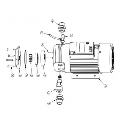 Схема запасных частей Pressol 23337