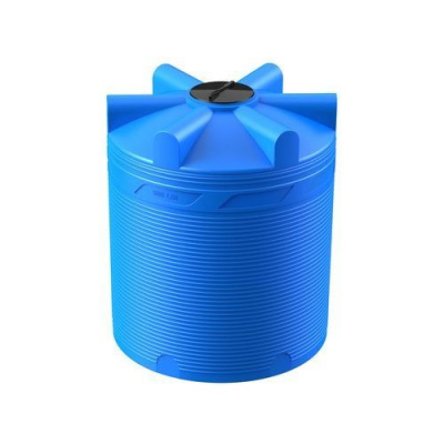 Емкость для топлива цилиндрическая 9000 литров (синяя)