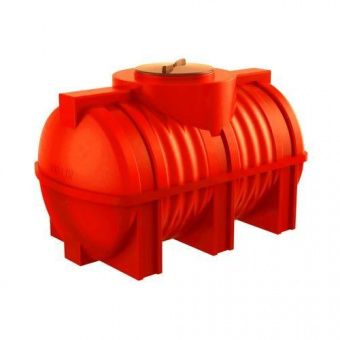Емкость для топлива горизонтальная 500 литров (красная)