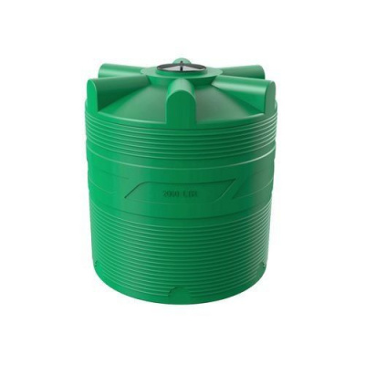 Емкость для топлива цилиндрическая 2000 литров (зеленая) Емкость для топлива цилиндрическая 2000 литров (зеленая)