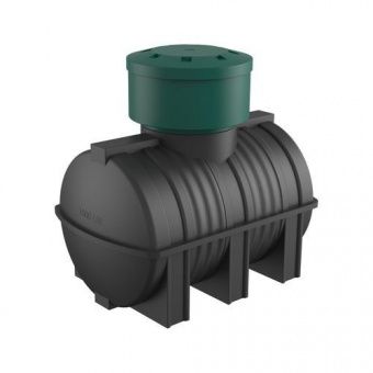 Подземная емкость для воды горизонтальная 1000 литров (черная)