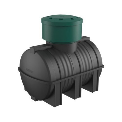 Подземная емкость для воды горизонтальная 1000 литров (черная)