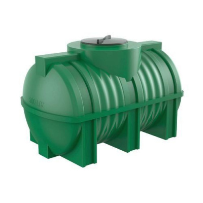 Емкость для топлива горизонтальная 500 литров (зеленая)