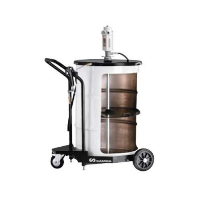 426243 Samoa Передвижная система раздачи смазки для бочек 200 кг. Pumpmaster 3+3
