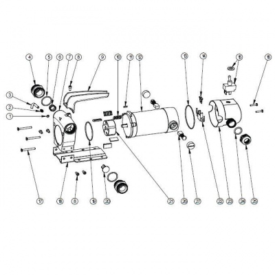 Схема деталей Pressol 23008