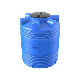 Емкость для топлива цилиндрическая 300 литров (синяя)