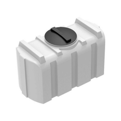 Емкость для топлива горизонтальная 200 литров (белая)