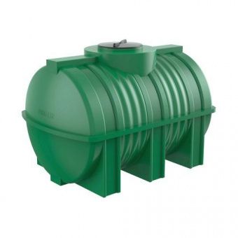 Емкость для топлива горизонтальная 1000 литров (зеленая)