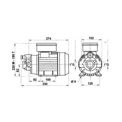 Габаритные размеры Viscomat 70