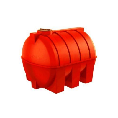 Емкость для топлива горизонтальная 5000 литров (красная)