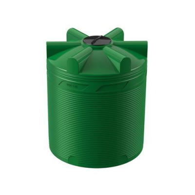 Емкость для топлива цилиндрическая 9000 литров (зеленая)