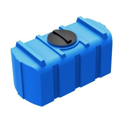 Емкость для топлива горизонтальная 300 литров (синяя)