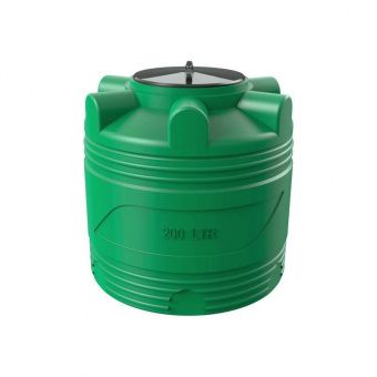 Емкость для топлива цилиндрическая 200 литров (зеленая)