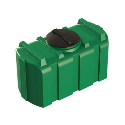 Емкость для топлива горизонтальная 200 литров (зеленая)