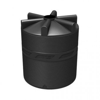 Емкость для топлива цилиндрическая 10000 литров (черная)