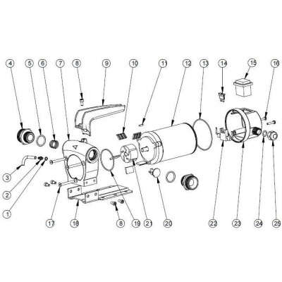 Схема деталей Pressol 23012
