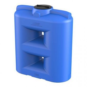 Емкость для топлива прямоугольная 1500 литров (синяя)