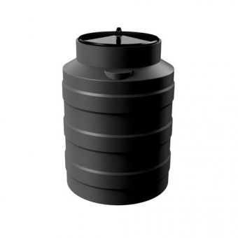 Емкость для топлива цилиндрическая 100 литров (черная)