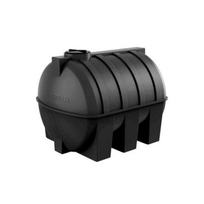 Емкость для топлива горизонтальная 5000 литров (черная)