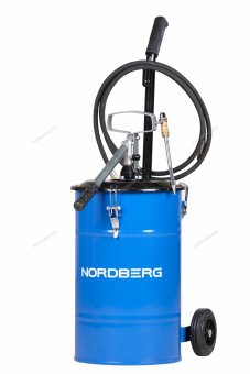 Ручной солидолонагнетатель 25 л Nordberg N5025