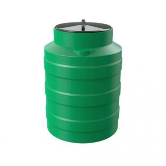 Емкость для топлива цилиндрическая 100 литров (зеленая)