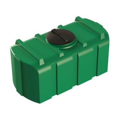 Емкость для топлива горизонтальная 300 литров (зеленая)