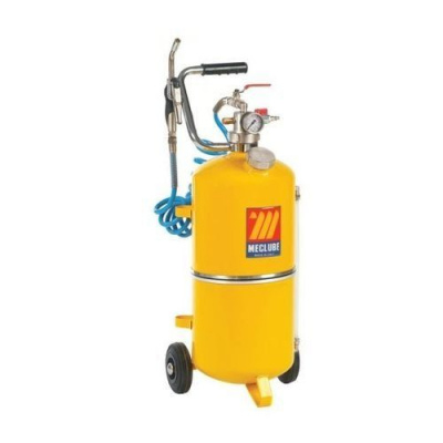 Передвижной пневматический маслораздатчик Meclube 24 л. Передвижной пневматический маслораздатчик Meclube 24 л.