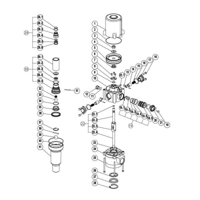 Схема насоса Pressol 19385