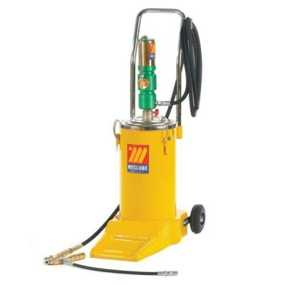 Передвижной пневматический солидолонагнетатель 16 л. Meclube