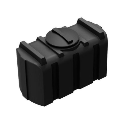 Емкость для топлива горизонтальная 200 литров (черная)